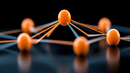 Abstract digital background. Data universe illustration. Ideal for depicting network abilities, technological processes,