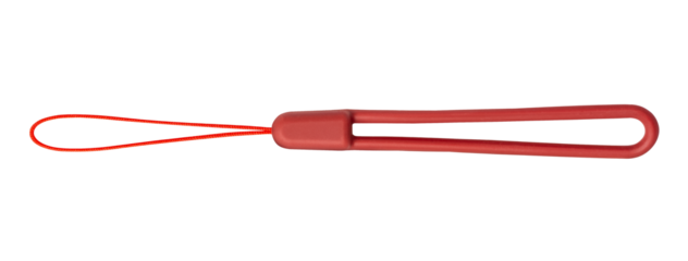 赤いストラップ