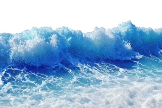 Powerful ocean waves crashing (1)