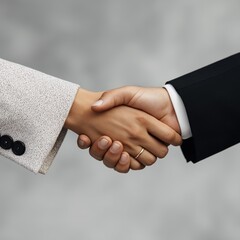 Close-up of professional handshake in business deal