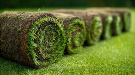 Fresh Lawn: Rolls of Turf for Grass Renewal