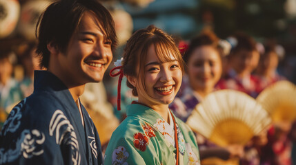 Joyful Moments at the Ohara Festival, Japan Capturing the Spirit of Summer Celebrations, Traditions, and Cultural Heritage with Smiles and Festive Attire