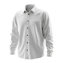 White button-down shirt, long sleeves (3)