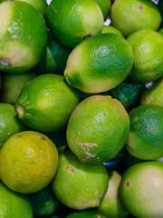 Pile of Fresh Green Limes