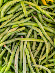 Fresh Green Beans Pile