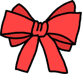 성탄절 빨간 리본