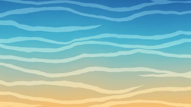 Blue coloured wave animation background video 