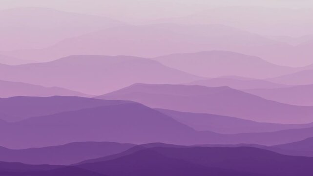 mountain landscape with fog animation background video 
