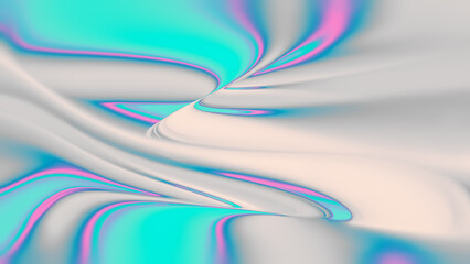 Colorful Abstract Design With Flowing Shapes in Soft Hues