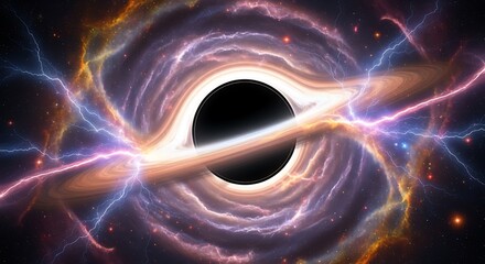 Black Holes Cosmic Dance - A Symphony of Gravity and Light.