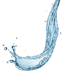 flowing water splash