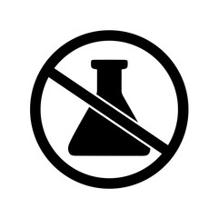 non toxic icon on white background