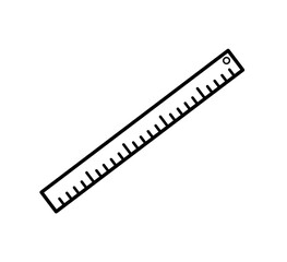 ruler icon with simple design