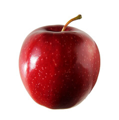 fresh tasty red apple isolated on white background