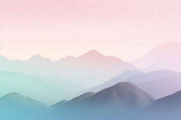 Fototapeta premium mountains in the fog