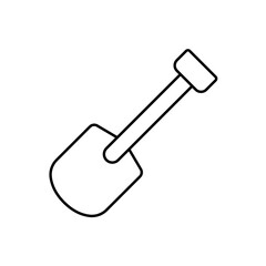 Icon a Shovel, isolated against a clean background.