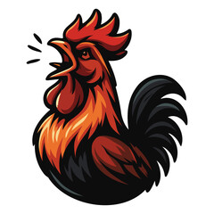 Rooster Mascot Vector