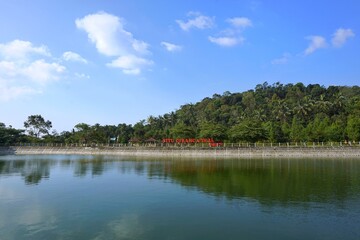 Beautiful View of Situ Ciranca Lake in Majalengka Indonesia for Travel and Nature Photography
