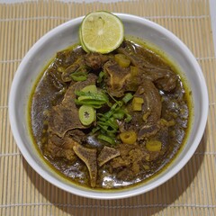 Sop Konro Traditional Indonesian Beef Rib Soup for Culinary and Food Photography
