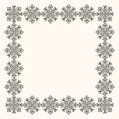 Minimalist hand drawn vector frame. Art for greeting cards, wedding invitations, poster design, postcards, branding, logo design, background.