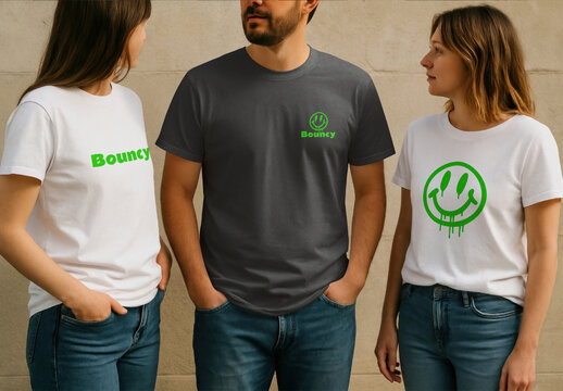 Casual Fashion Mockup Branding Showcase PSD