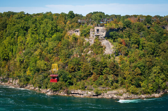 Whirlpool Aero Car Niagara Falls Canada, Aerial Cable Car Over Niagara Whirlpool