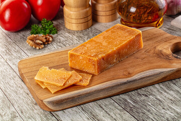 Gourmet hard aged parmesan cheese