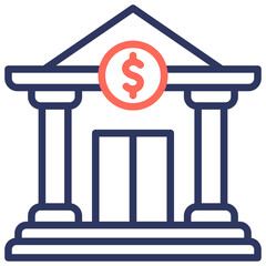 Bank Building Icon