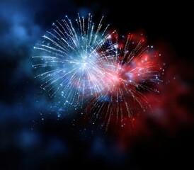 Spectacular Fireworks Display Celebrating New Year