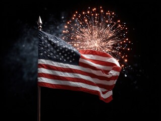 Celebrating Independence Day with Fireworks and Patriotism