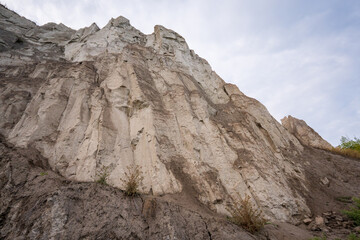 Scarborough Bluffs Toronto Canada, Cliffs Overlooking Lake Ontario on a Clear Day