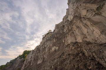 Scarborough Bluffs Toronto Canada, Cliffs Overlooking Lake Ontario on a Clear Day