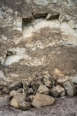 Scarborough Bluffs Toronto Canada, Cliffs Overlooking Lake Ontario on a Clear Day