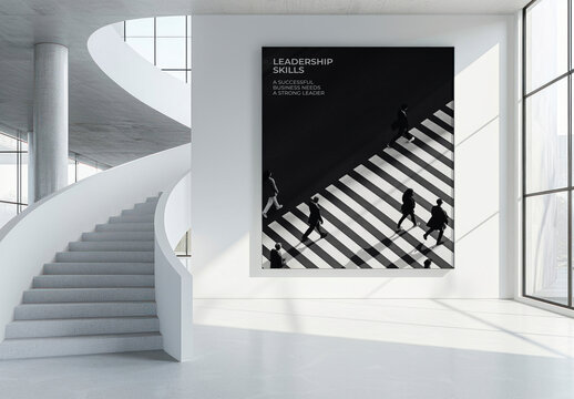 Modern Architectural Design Frame Mockup PSD