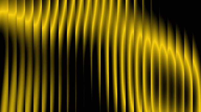 Abstract golden vertical lines with subtle waves creating a textured and flowing background effect