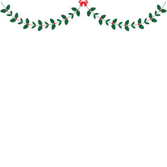 Winter Garland with Christmas Decoration