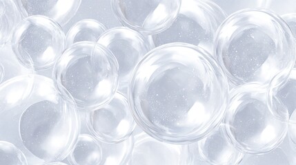 Transparent Hyaluronic Acid Gel Texture, Skincare Serum Background.