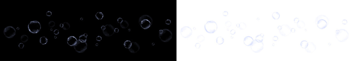 Png White Bubble Overlay PNG on transparent background