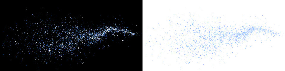 Png White Glitter Dust Overlay PNG on transparent background