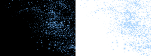 Png Blue Particle Field Sparkle PNG Overlay on transparent background