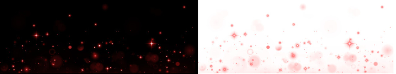 Png Red Sparkle Particle Overlay PNG on transparent background