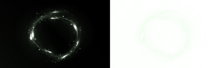 Png White Energy Ring Overlay in PNG on transparent background