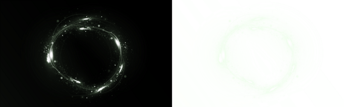 Png White Energy Ring Overlay in PNG on transparent background