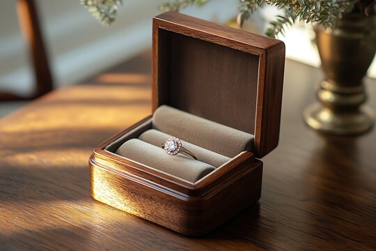 Elegant ring collection luxury jewelry box high resolution picture