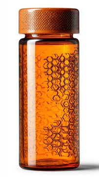 glass bottle with cork