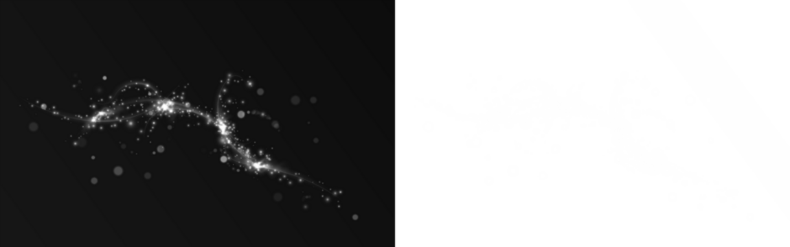 Png White Light Trail Overlay PNG on transparent background