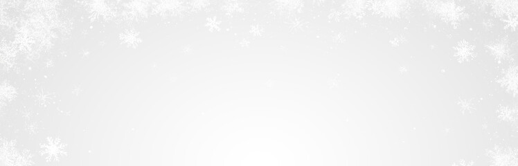 PNG frost snowflake vertical border frame isolated on transparent background for winter holiday Christmas decoration pattern design
