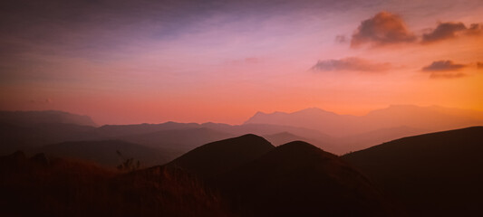 Beautiful landscape iamge, wallpapers, silhouette 