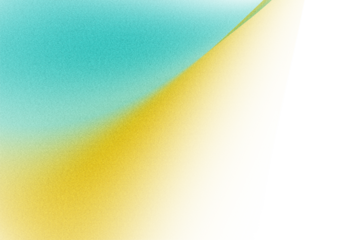 Abstract Gradient Transparent Overlay Light Leak Background With Teal And Yellow Hues And Subtle Grain Texture graphic