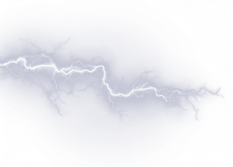 Sudden thunderbolts flash across a stormy night sky. Sparks fly chaotically in all directions. The scene captures nature’s raw energy beautifully. PNG